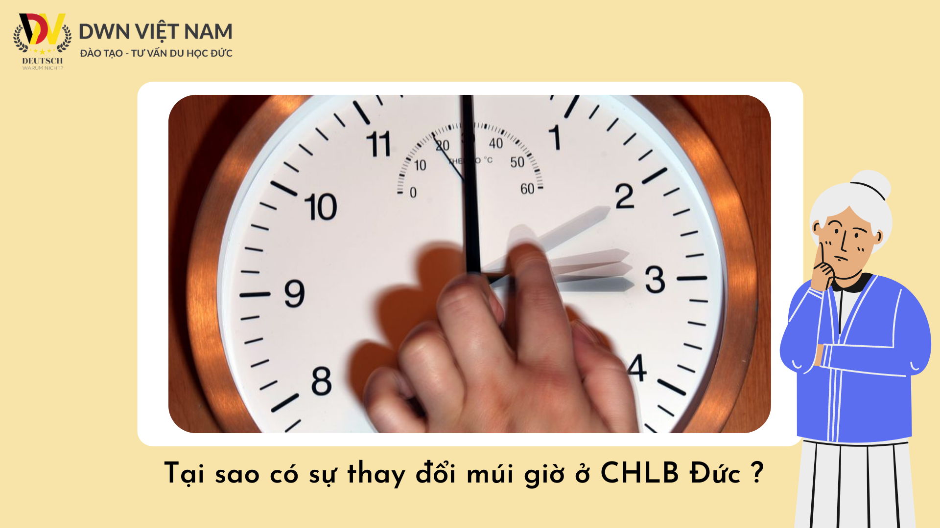 THAY ĐỔI MÚI GIỜ MÙA ĐÔNG TẠI ĐỨC